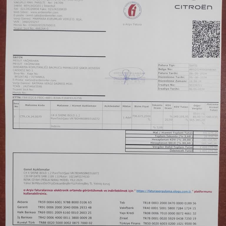 Hatalı Citroen C4 X