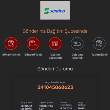 Sendeo Kargo Teslimatı Yapılmıyor