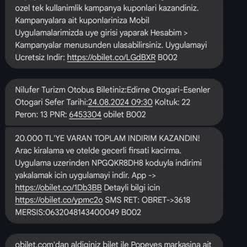 Obilet'e Güvenip Bilet Satın Alma.