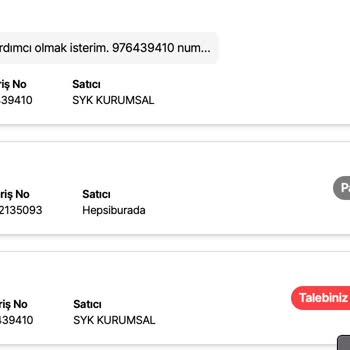 Hepsiburada Kötü Hizmet Ve Destek, Fatura Göndermeme, Ürünü Değiştirmeme