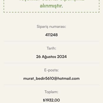 Filtre Bakım Seti Paramı İade Alamıyorum Ürünler Eksik Ve Yanlış Geldi