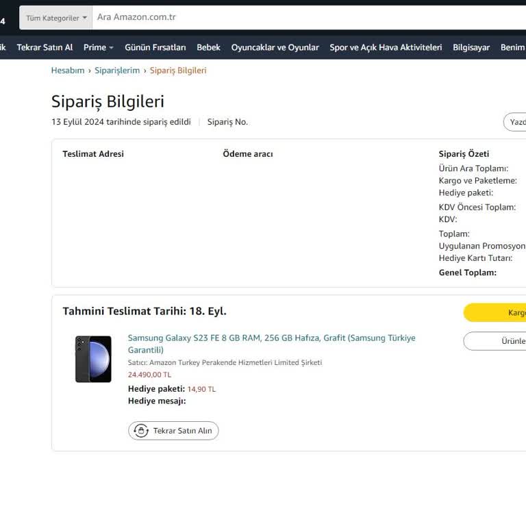 Amazon Teslimat Mağduriyeti Ve Yalan Söylenmesi