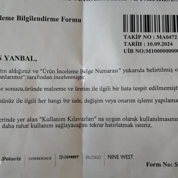 FLO Ayakkabı FLO Dan Alınan Reebok Ayakkabı İade Talebi