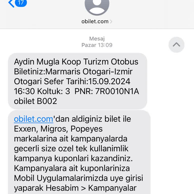 Obilet Para İadesi Ve Ulaşılmaması