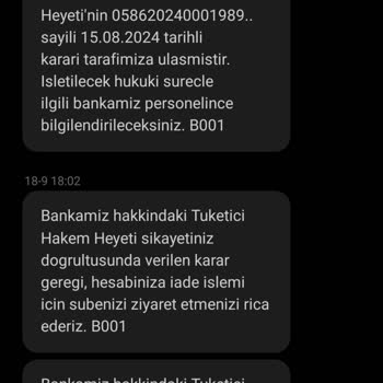 Garanti Bankası Tüketici Hakem Heyeti İade İşkencesi