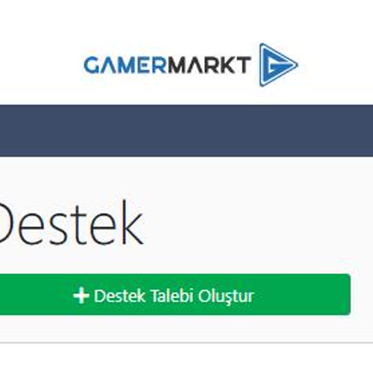 GamerMarkt Bakiye Yükleyemiyorum Sorun Yaşıyorum