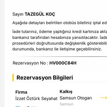 Süzer Alaçam Seyahat Ucuza Bilet Mağduriyeti