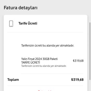 Vodafone Fatura Çelişkisi: 107 TL Görünüyor, 319 TL Fatura Geliyor