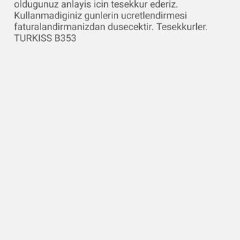 TURKISS İnternet Hizmeti Ve Fatura Sorunları