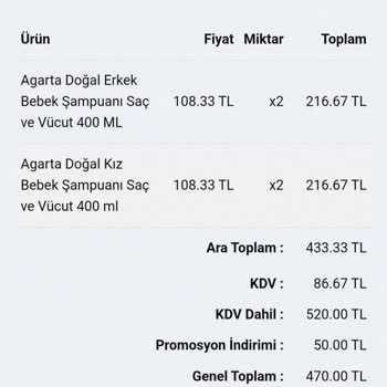 Agarta Bitkisel Kozmetik Agarta Ücret İadesi Yapmıyor.