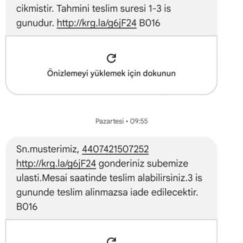 Aras Kargo Ürün Teslimini Eve Yapmıyor