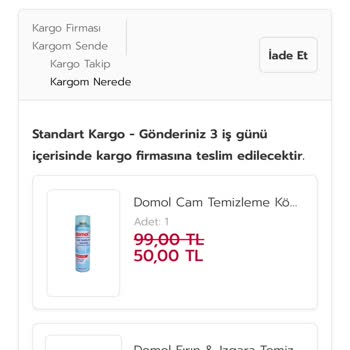Rossmann Eksik Ürün Gönderimi