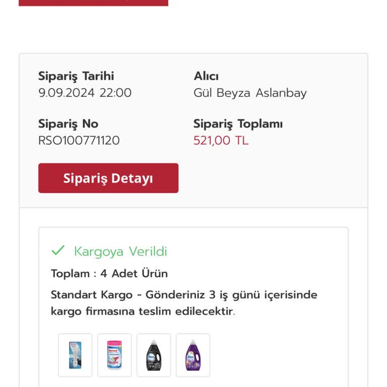 Rossmann Eksik Ürün Ve Yavaş Kargo Sorunu