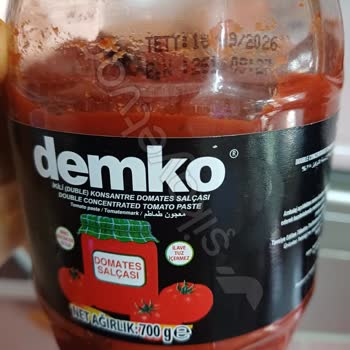 Demko Demirci Konservecilik Domates Salçası İçerisinde Yabancı Madde