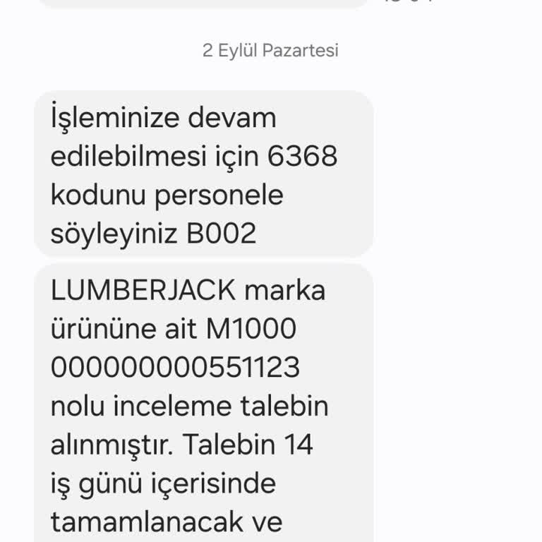 FLO Ayakkabı İade Edilen Ürün Yok