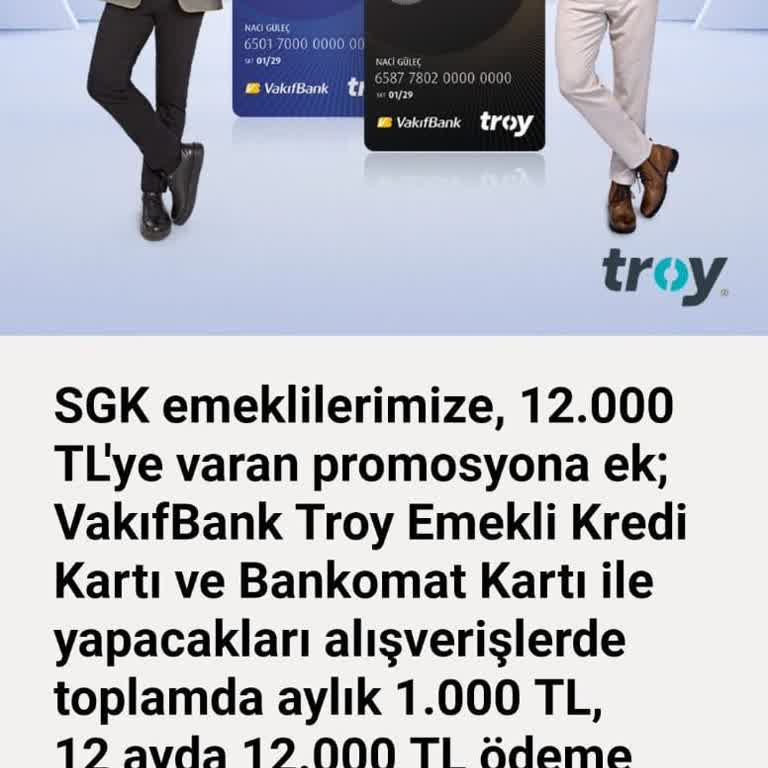 VakıfBank Emekli Promosyonu Bankomat Kart 500 TL Harcama Ödülüm Yüklenmedi!