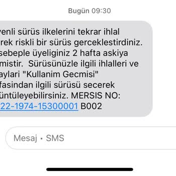 Getiraraç Anlayıp Bilmeden Hesabımı Askıya Aldı.