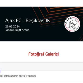 Beşiktaş Jimnastik Kulübü (BJK) Bilet Satışındaki Anlaşılmaz Durum