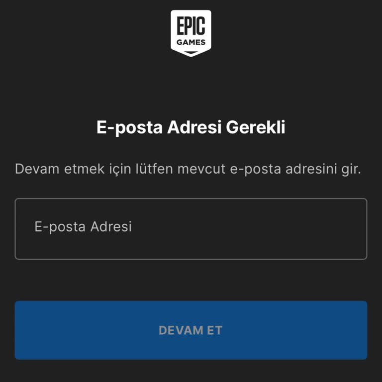 Epic Games Epik Games Hesabıma Giriş Yapamıyorum