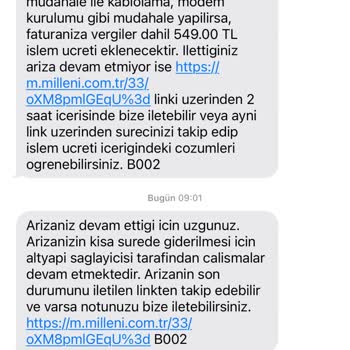 Millenicom Arıza Çözüm Ücreti