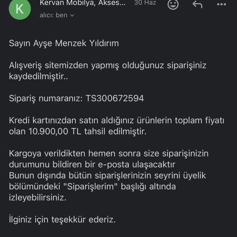 Kervan Tekstil-Çeyiz-Mobilya Üç Ay Geçmesine Rağmen Teslim Edilmeyen Sipariş