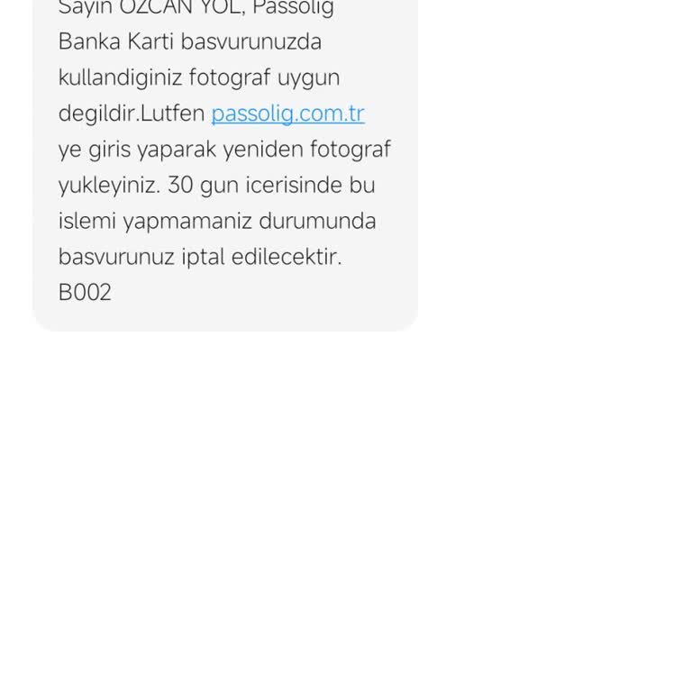 Passo Lig Kart İptali