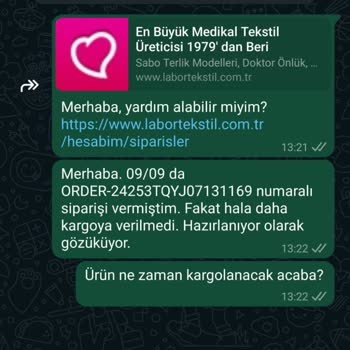 Labor Tekstil Ürünleri Kargolamıyor Ve Ulaşılamıyor