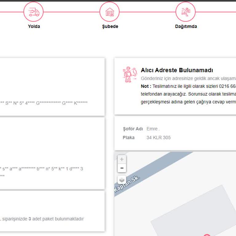 Arvato Lojistik Arvato Kargo Kargoları Teslim Etmeden Dönüyor.
