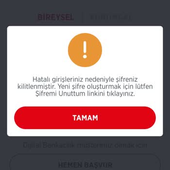 Ziraat Bankası Ziraat Genç Kart Başvurunuz Olumlu Sonuçlanmamıştır