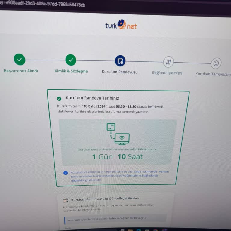 TurkNet Randevu Saatinde Hizmet Sağlamadı