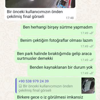 Getir Araç Hasar Şikayeti
