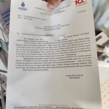 İBB Şoför Kartı Askıya Alınması