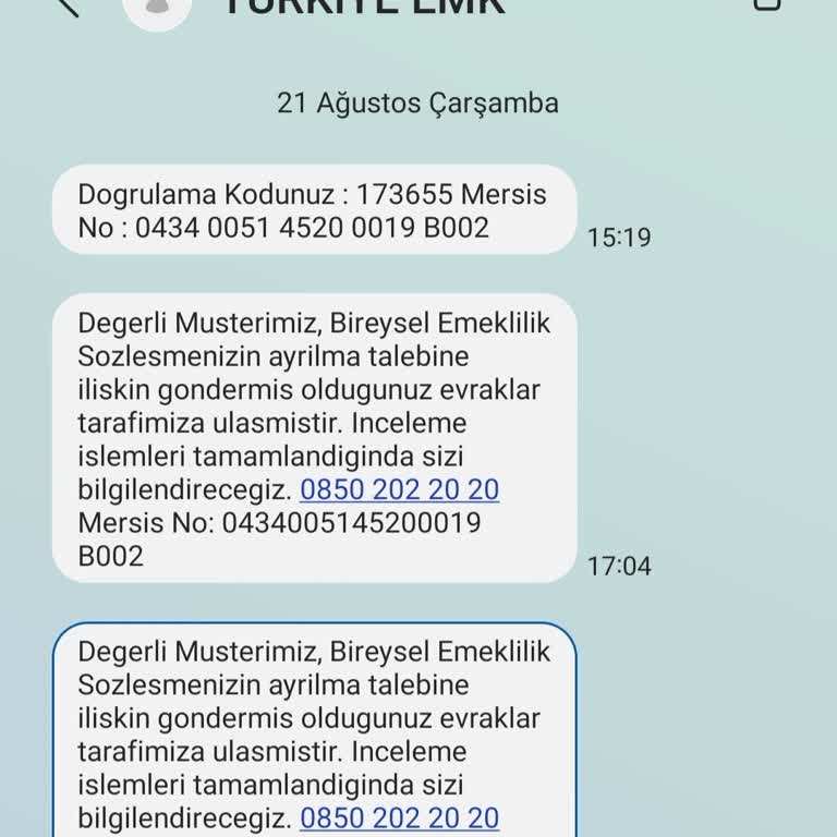 Türkiye Emeklilik Paramı İade Etmiyor...
