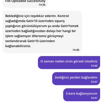 Getir Bozuk Ürünü Değiştirmiyor