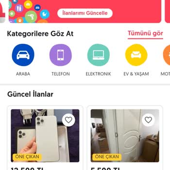 Letgo'dan Telefon İlanı