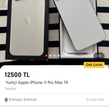 Letgo'dan Telefon İlanı