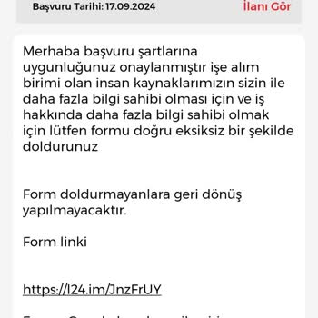 Güven Sürücü Kursu İşin Olsun Uygulamasında Başvurduğum Firma IBAN İstedi