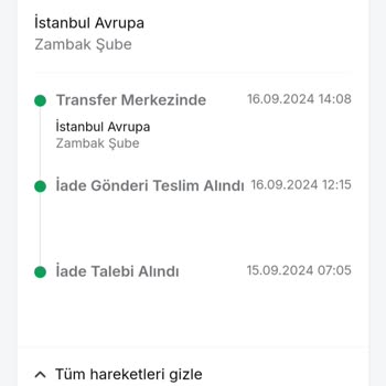 Trendyol Kargoyu Kayıp Etmiş İademi Yapmıyor!