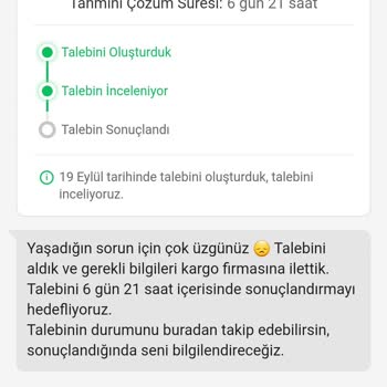 Trendyol Kargoyu Kayıp Etmiş İademi Yapmıyor!