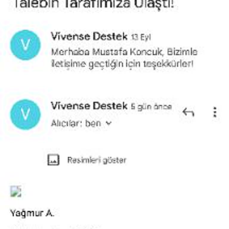 Vivense Ürün İade Belgesi