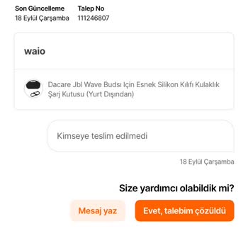 Hepsiglobal Teslim Edilmeyen Sipariş