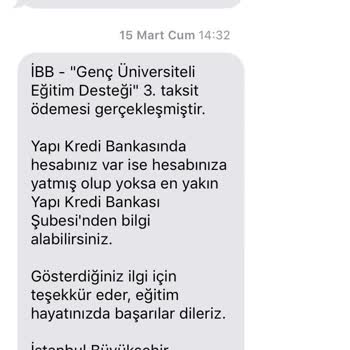 İBB Üniversite Bursunun Ödemesi Yapılmasına Rağmen Bankadan Alamıyorum