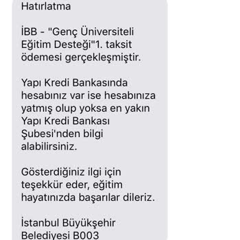 İBB Üniversite Bursunun Ödemesi Yapılmasına Rağmen Bankadan Alamıyorum