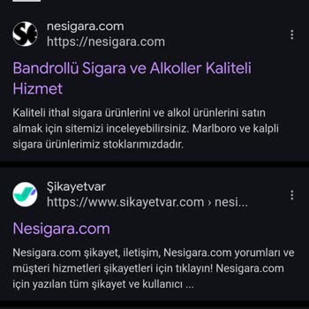 Nesigara.com Sigara Otomatında Para Kaybı Ve Yanlış Yönlendirme Sorunu
