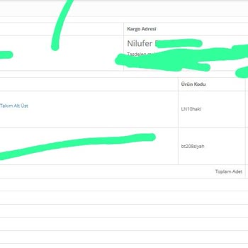 Modasevda Ticaret Şirketinden İade Sorunları