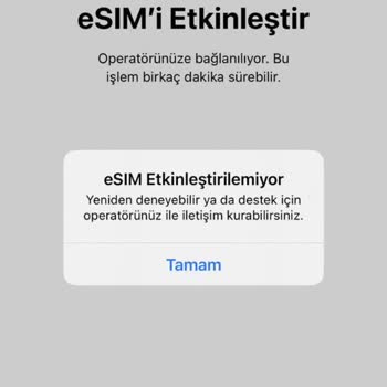 Turkcell E-Sim Aktivasyon Sorunu: 1 Haftadır Çözüm Bekliyorum