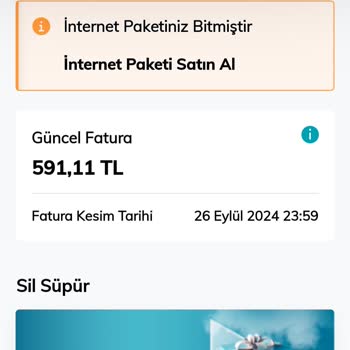 Türk Telekom Faturalı Hat Taahhüt Dışı Fatura
