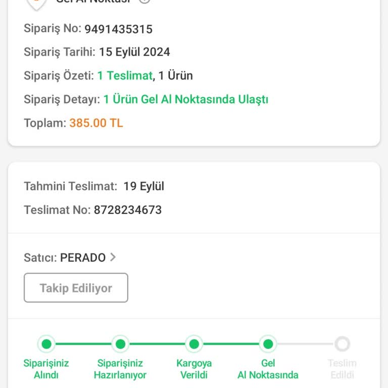 Trendyol Gel Al Şifresi Gelmedi