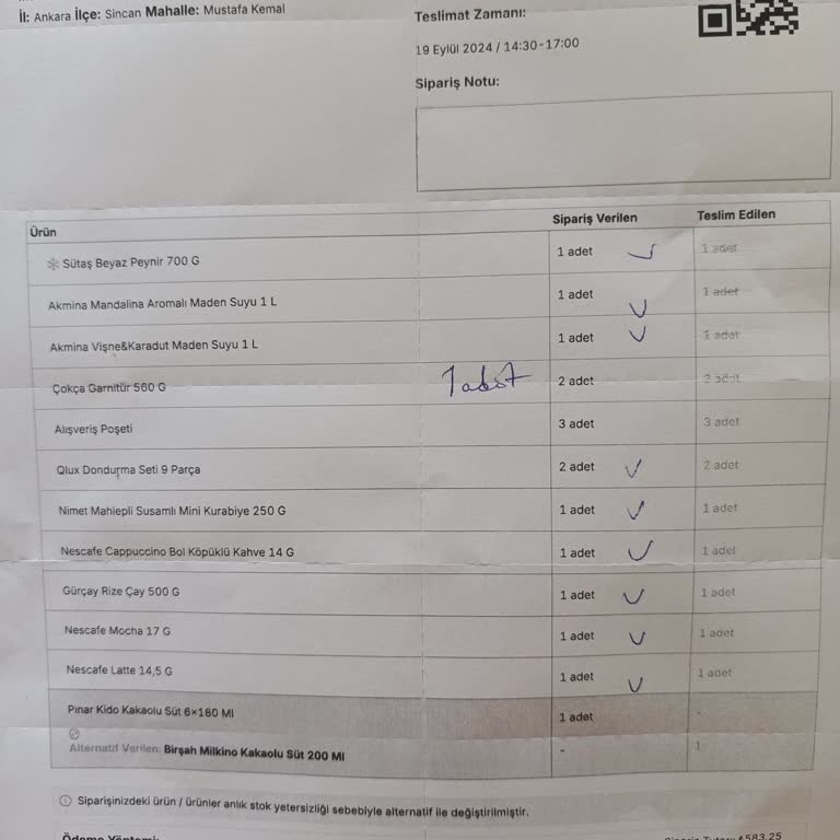 A101 Eksik Ürün Geldi Yardımcı Olunmuyor