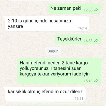 Şule Giyim Yanlış Sipariş Ve Kalitesiz Ürün Sorunu